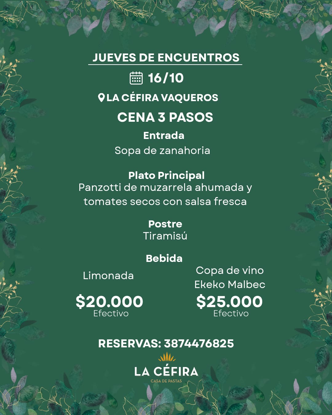 jueves 16 de octubre
